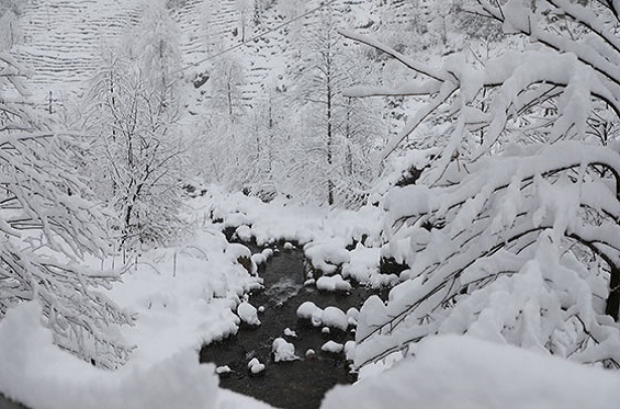 Hemşinden Kar Manzaraları