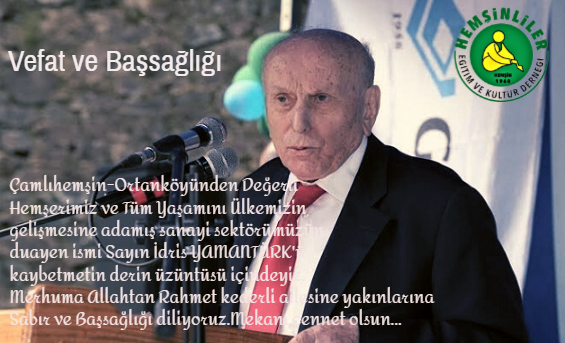 Vefat ve Başsağlığı